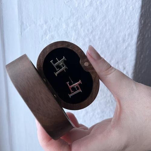 Initials cufflinks