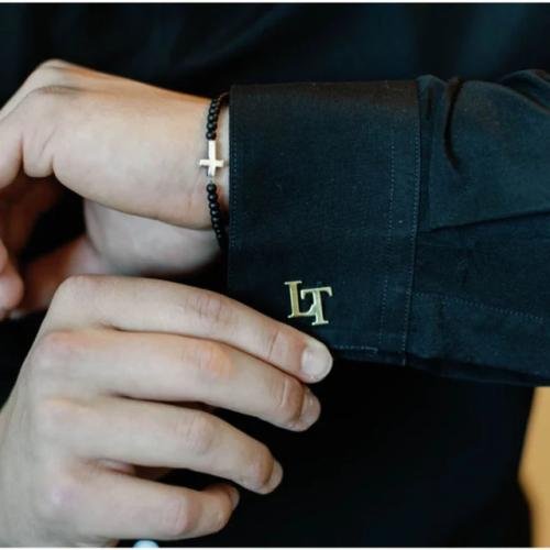 Initials cufflinks