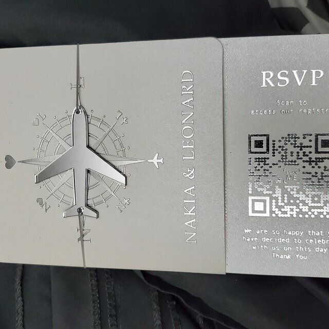 Passeport de voyage, invitation de mariage - Nouveau