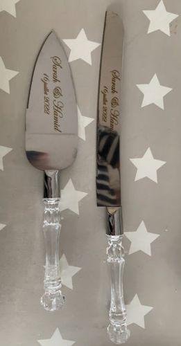 Wedding Cake Knife and Server Set