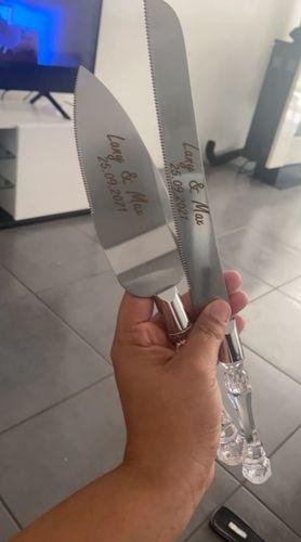 Wedding Cake Knife and Server Set