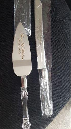 Wedding Cake Knife and Server Set