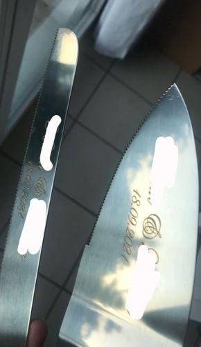Wedding Cake Knife and Server Set