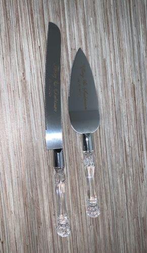 Wedding Cake Knife and Server Set