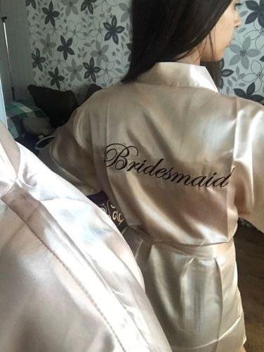 Bride and bridesmaid Robe