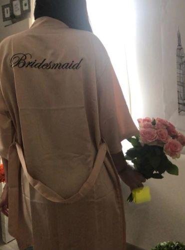 Bride and bridesmaid Robe