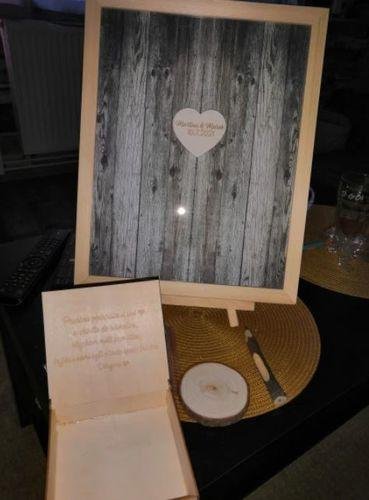 Rectangular guestbook