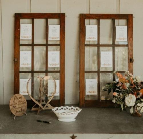 Wooden Heart Wedding Guest Book