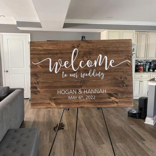 Wedding Welcome Sign