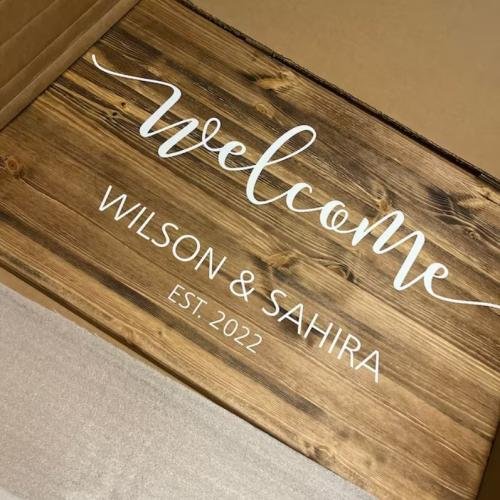 Wedding Welcome Sign