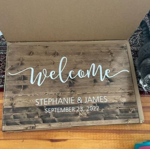 Wedding Welcome Sign