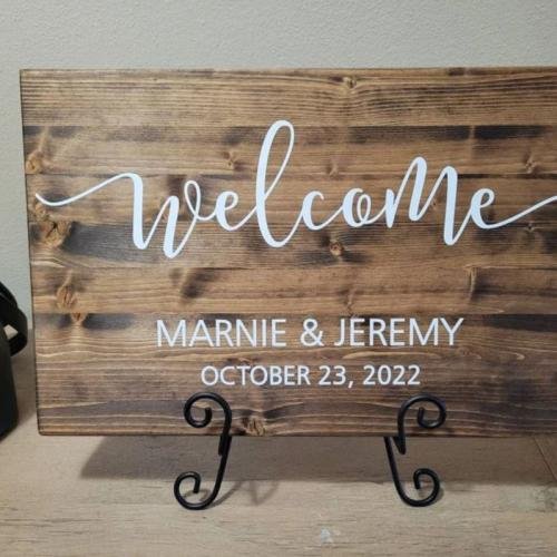 Wedding Welcome Sign