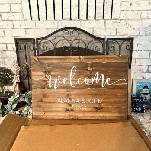 Wedding Welcome Sign