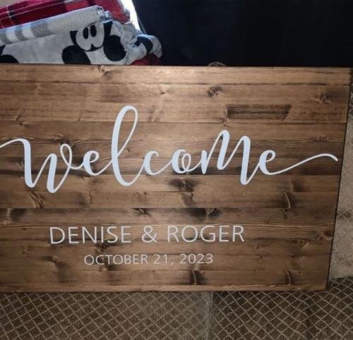 Wedding Welcome Sign