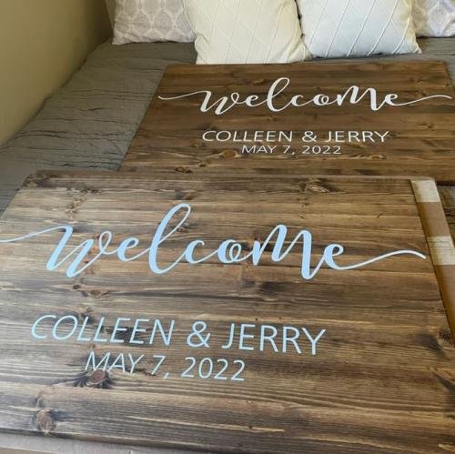 Wedding Welcome Sign