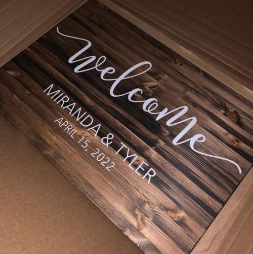 Wedding Welcome Sign