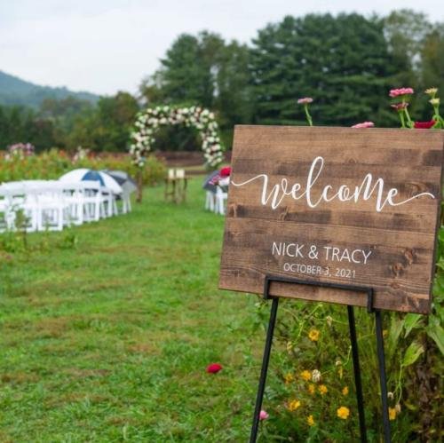 Wedding Welcome Sign