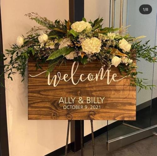 Wedding Welcome Sign