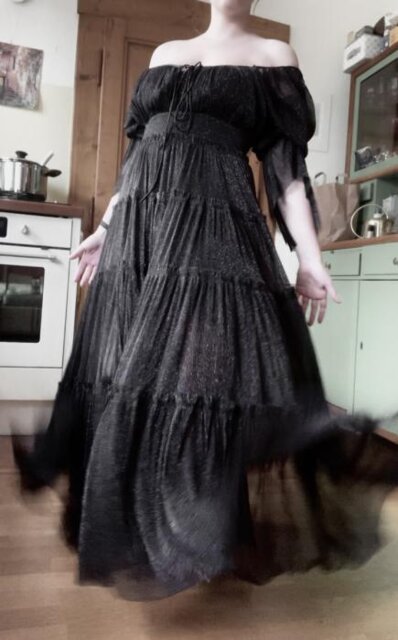 Autumn Floating tulle dress