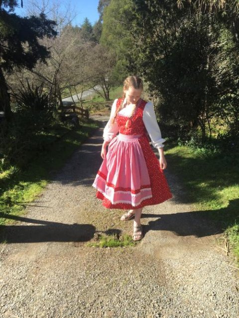 Miscanthus corduroy dress