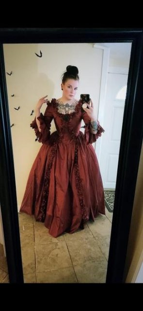 Marie Antoinette gown