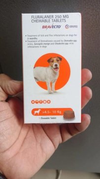 BRAVECTO (4.5-10KG) DOG TABLET review