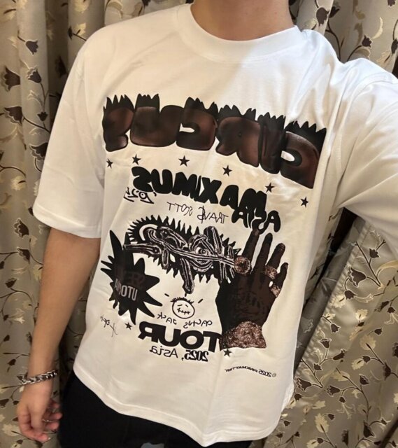 Circus Maximus Travis Scott Oversized T-Shirt | Pink Matter