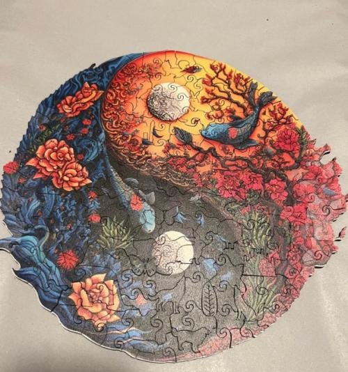 Le dragon Yin Yang - Puzzle