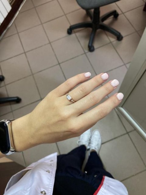 Inel din argint Eva Rose Gold - Piatra lunii, Zirconiu