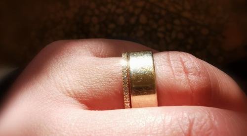 Inel din argint Golden Classic Eternity - Zirconiu