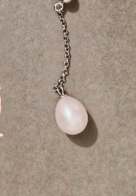 Cercei din argint Khloe - Perle naturale