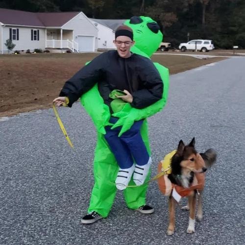 Deguisement gonflable-Alien