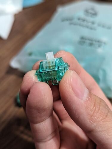 Tecsee Ice Mint Linear Switches