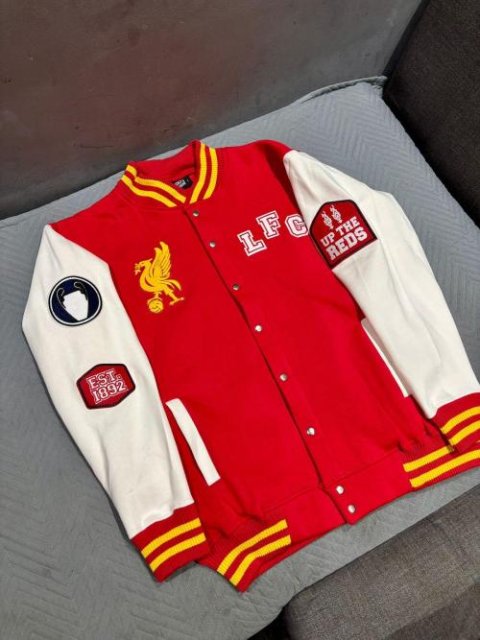 Man United Embroidered Varsity Jacket