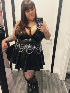 Retro Halter Latex Dress review