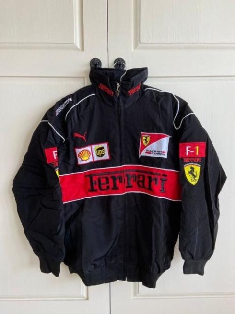 Ferrari Racing Jacket - Black – Circuit Vintage