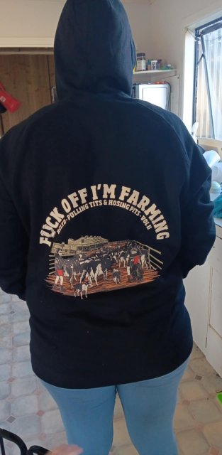 Fxck Off Im Farming - Dairy Edition - Hoodie