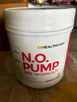 Healthfarm N.O. PUMP Pre-Workout(Non Stim) review
