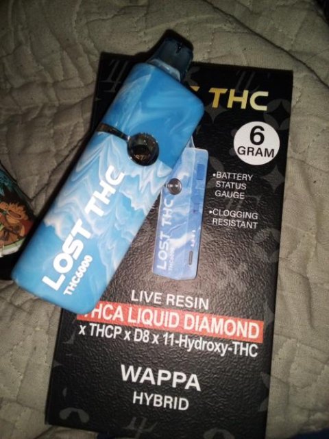 LOST THC Live Resin THCA D8 THCP Disposable Vape - Skywalker OG Indica