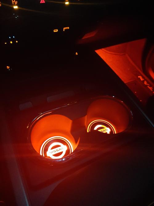 Nissan cup deals holder lights