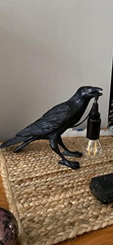 Black Bird Bedside Table Lamp
