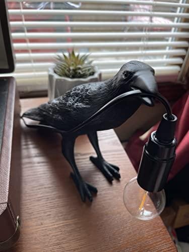 Black Bird Bedside Table Lamp