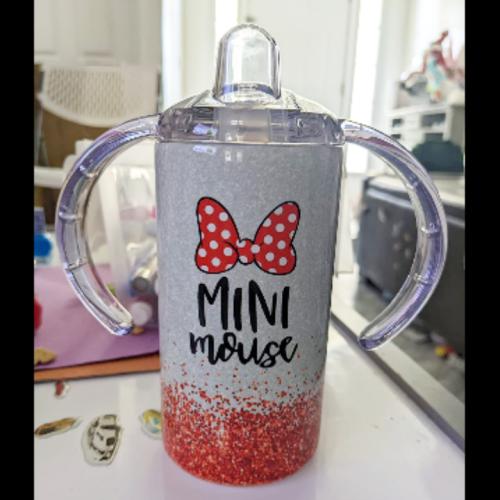 Custom/Personalized 12oz Kids Sippy Cup Stainless Steel Spill