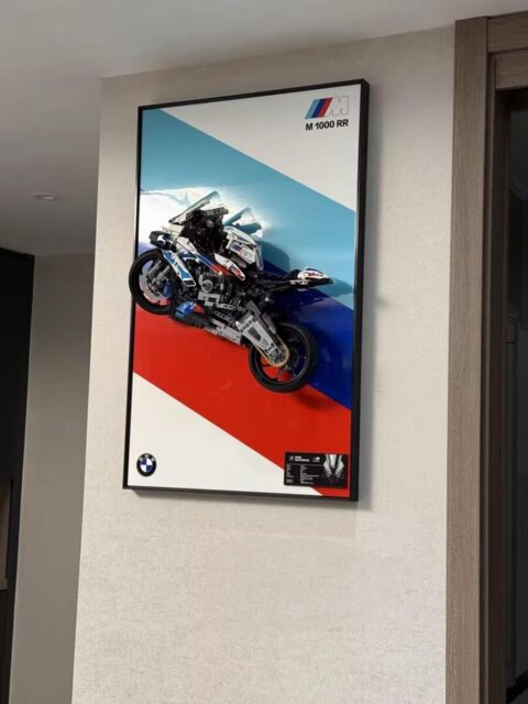 BMW M 1000 RR Display Frame for Lego 42130 Motorcycle