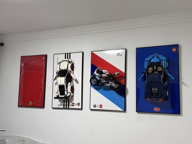 BMW M 1000 RR Display Frame for Lego 42130 Motorcycle