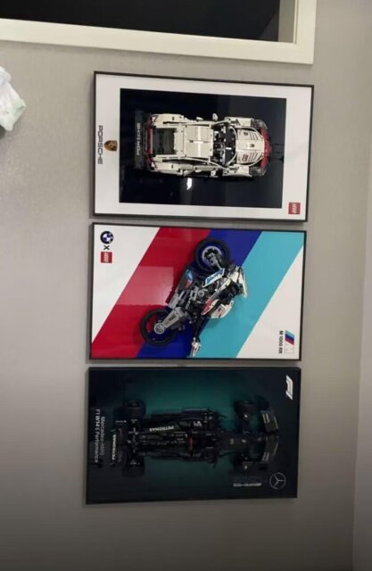 BMW M 1000 RR Display Frame for Lego 42130 Motorcycle