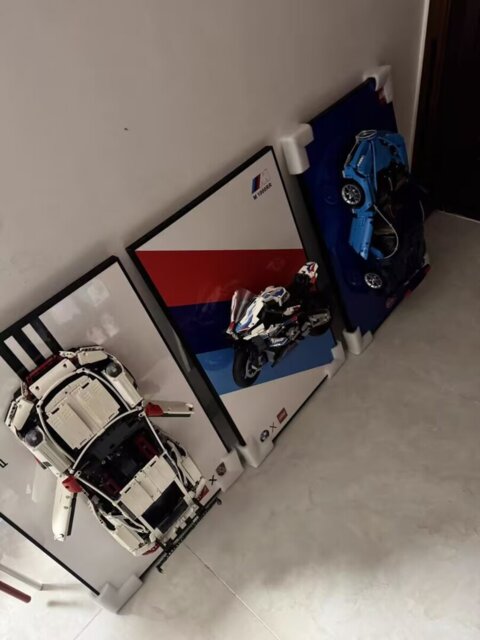 BMW M 1000 RR Display Frame for Lego 42130 Motorcycle