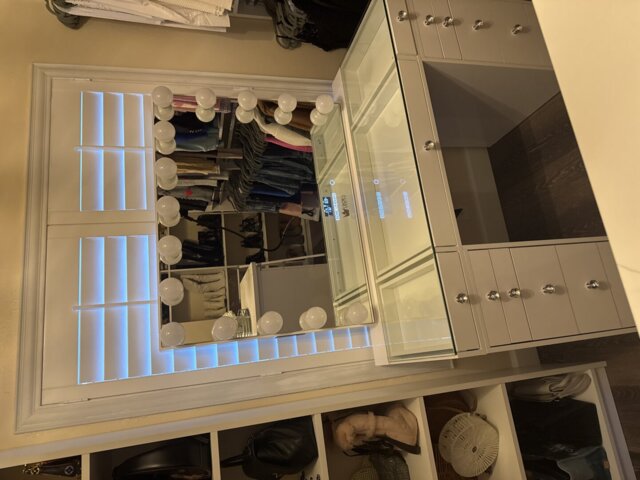 Stella Hollywood Makeup Vanity Station - White