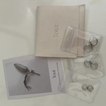 Tapered Huggie Hoops in Silver review