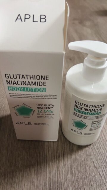 glutathione có trong thực phẩm nào Amazon.com : APLB Glutathione Niacinamide Body Lotion main image 0